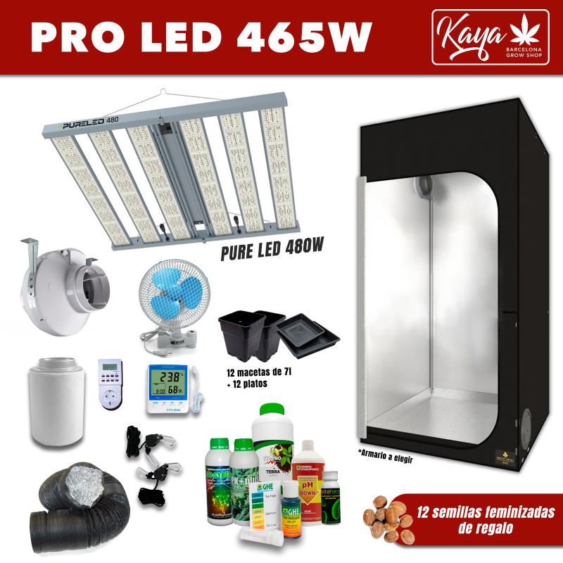 PRO Grow Kit LED 465W Tent