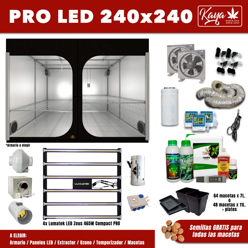 PRO 240 x 240 LED Grow Kit